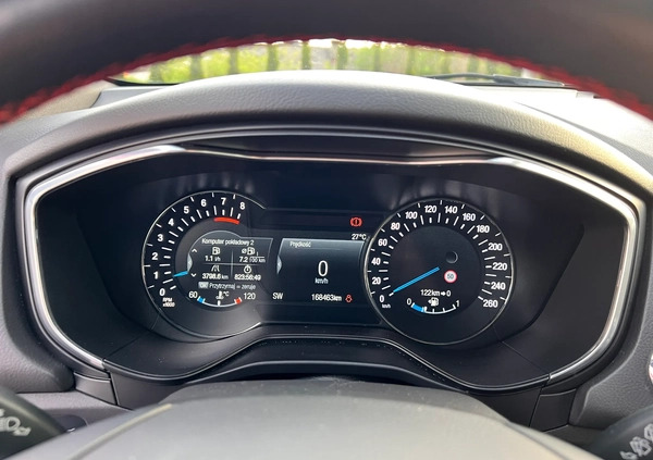 Ford Mondeo cena 68900 przebieg: 168463, rok produkcji 2019 z Jeziorany małe 631